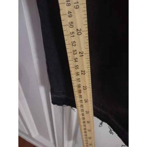 Veronica Beard Womens Carolyn Embroidered 10" Baby Boot Cut Jeans Black Size 28 - Picture 2 of 8